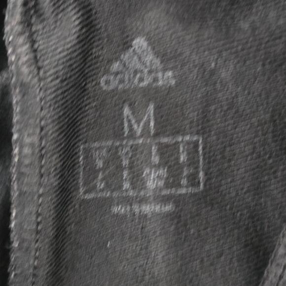 Adidas track pants black mens Medium sweat 6934 - Picture 8 of 10